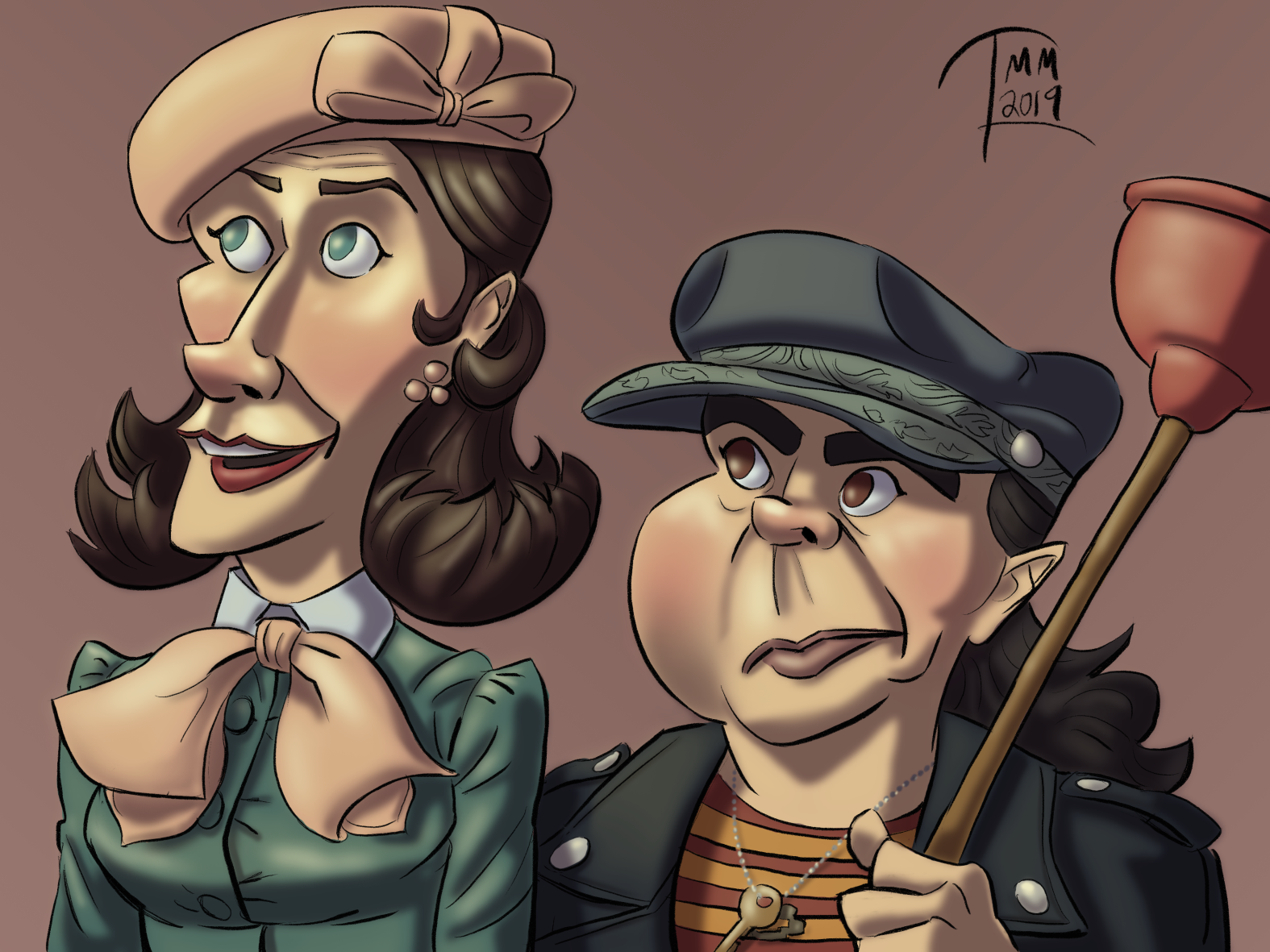 midge and susie by Tim Mitchell on Dribbble