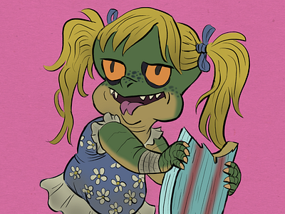 beach lizard daughter