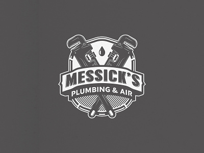 Messick's Plumbing & Air freelance freelancer illustration logo new-designs plumbing