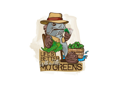 Mo Greens Aquaponics farmers freelance freelancer new design new logo organic