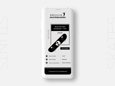 Birdhouse Skateboards | UI DESIGN