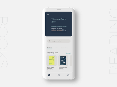 Read Books | UI DESIGN