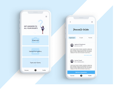 Mobile App UI Design | Online Platform