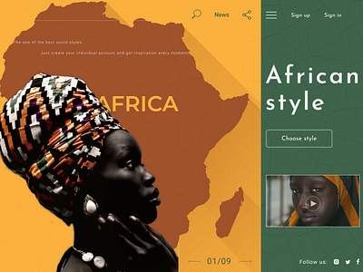 Landing page African headscarves