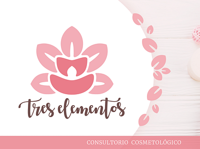 Tres Elementos Spa brand brand design brand identity cosmetology holistic manual spa