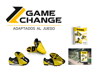 GameChange brand branding design energy logo identity design sport