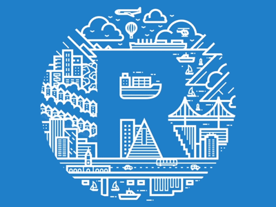 Animated City city animation after effects motion graphics