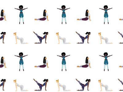 Outdoor Voices Flow illustration outdoor voices patterns recreation yoga
