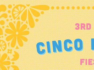 Paperboy Cinco De Mayo Invite cinco de mayo design illustration invite margaritas papel picado party patterns tacos tex mex