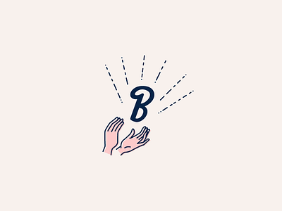 The Brava Podcast WIP Mark applause branding design female designers feminism hands illustration logo marks women