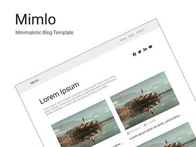 Mimlo | HTML Blog Template