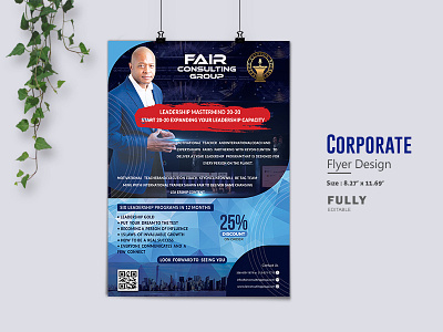 Corporate Flyer Design advertising advertising agency advertising design advertising flyer brand design brand identity branding business flyer corporate corporate flyer design flat illustration logo magazine design