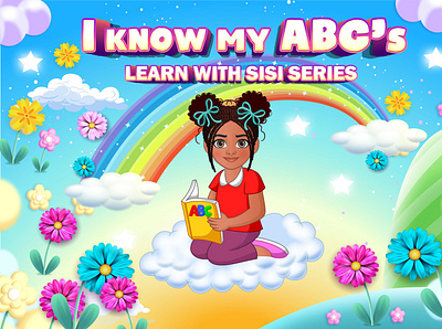 I know my ABC'S advertising cartoon childrenbook design illustration print design