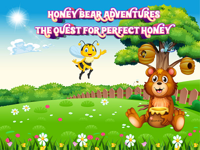 Honey Bear Adventures advertising brand identity branding corporate design illustration logo print design vector