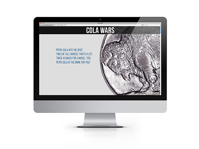 Cola Wars Timeline coke cola interactive pepsi timeline wars web