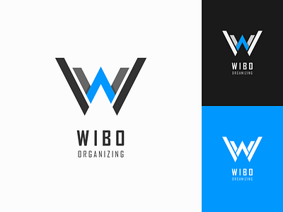 WIBO Logo branding flat graphic design icon illustration logo logo design minimal typography vector
