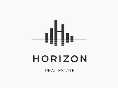 Horizon Logo brand identity branding design graphic design icon logo logo design minimal typography vector