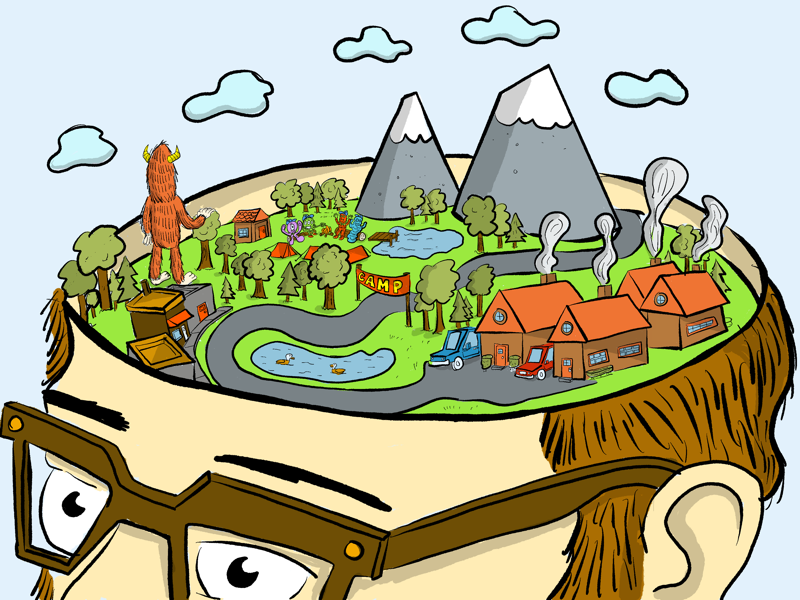 What’s in my head? by Brent Mosser on Dribbble