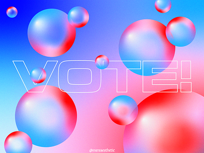 VOTE! 2020 aesthetics brand identity design elections graphic design illustration illustrator typography vector vote vote2020