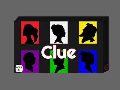 Clue Packaging Concept dribbleweeklywarmup game illustrator ilustrator minimal minimalism minimalist minimalistic outline package packaging