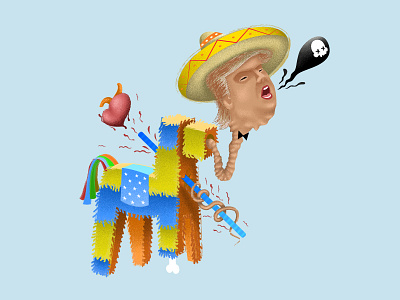 La piñata de D.T. dope draw ilustrations