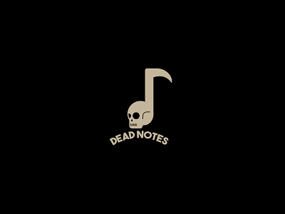 Dead notes art branding ca design designer flat illustration la logo merchandising