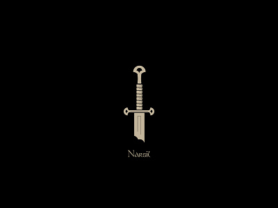 Narsil art branding design flat icon identity illustration la logo merchandising