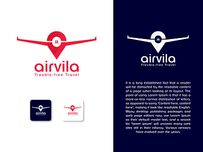 Airvila Travel Agency Logo abstract logo agency llogo airvila logo beauty logo brand identity branding flight logo graphic design letter logo logo logo design logo maker logodesign logos minimalist logo monogram logo tourism logo travel travel agency logo vector