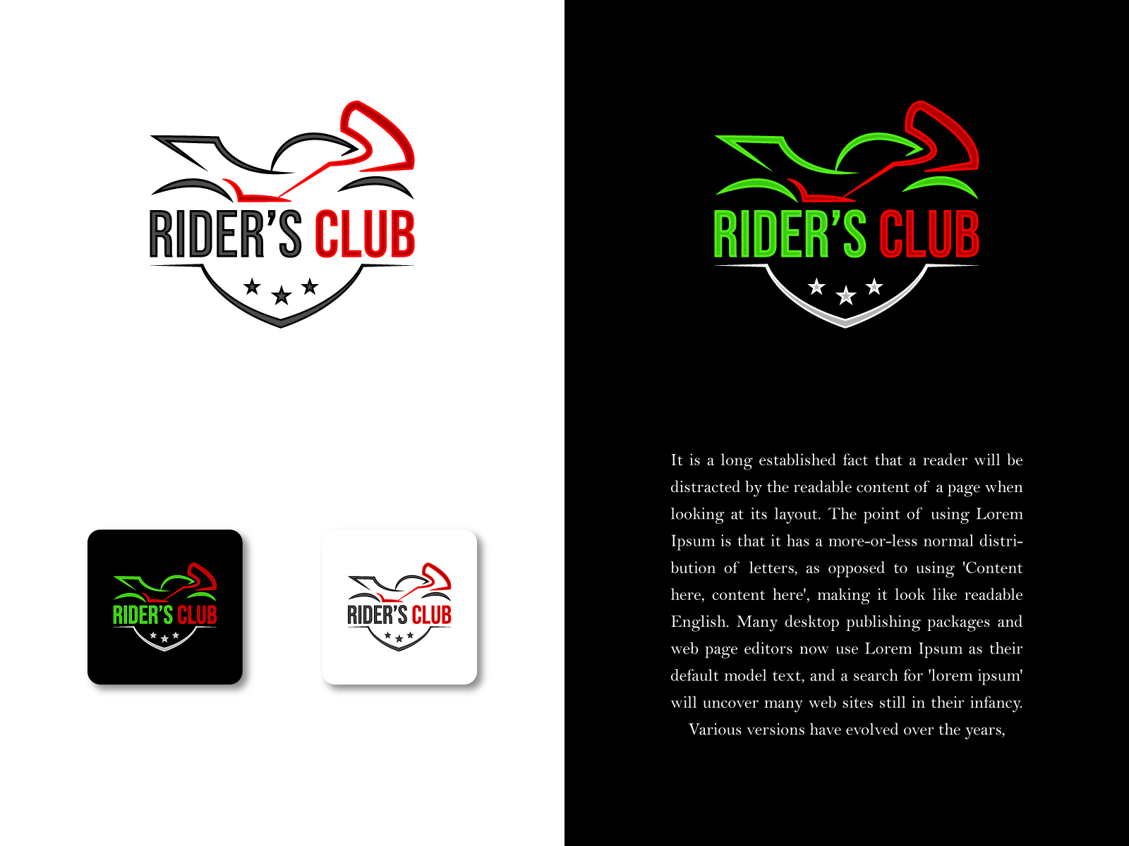 Raptor Rider logo design vector free download