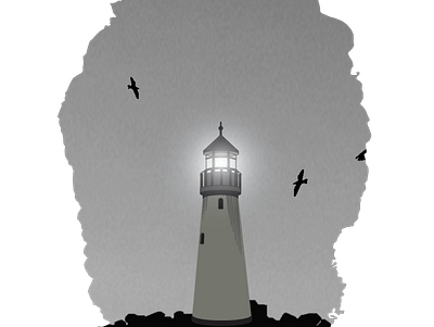 "The Lighthouse" Poster Design adobe advertisement creative design graphic design illustration illustrator marketing movie movie poster photoshop poster poster design