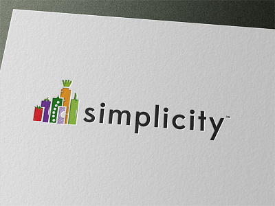Simplicity city fresh logo vegetalbes