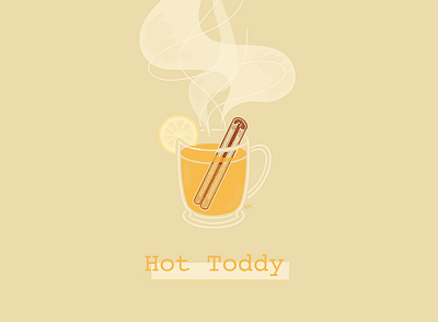 Hot Toddy cocktail cocktail illustration cocktails dailyillustration day 8 digital illustration digitalart digitalartist hot toddy illustration illustration art illustration artist illustration artists procreate procreateart true grit texture supply