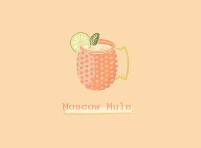 Moscow Mule cocktail cocktail illustration cocktails copper mug daily illustration dailyillustration day 9 digital artist digital illustration digitalart digitalillustration hammered copper illustration illustration art illustration artists moscow mule procreate procreate art