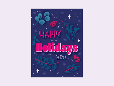 Holiday Card 2020 digital artist digital illustration digitalart holiday card holiday cards holiday design holiday illustration holiday season illustration illustration art illustration artist procreate winter