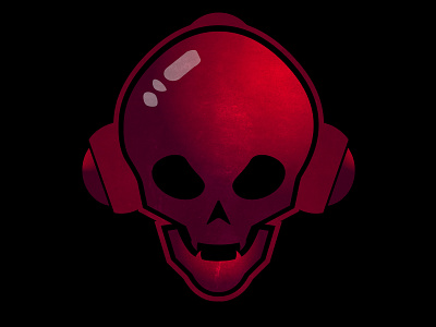 red skull color colors design logo music red skull skull art skulls vector