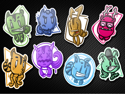 Freak zoo stickers