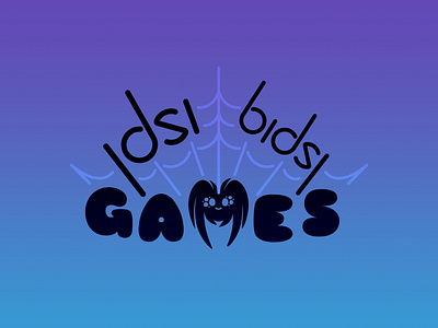 idsibidsi games Logo branding combination mark games logo idsi idsibidsi idsibidsigames illustration logo design logo design branding spider spider logo vector art