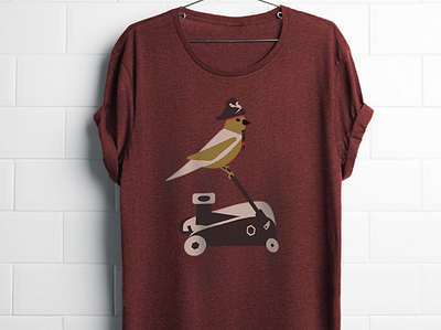 Sparrow Jack - T-shirt design pirate shirt