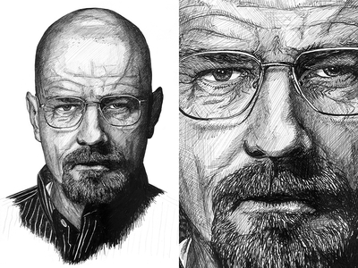 Walter White Illustration by Sean - Dribbble