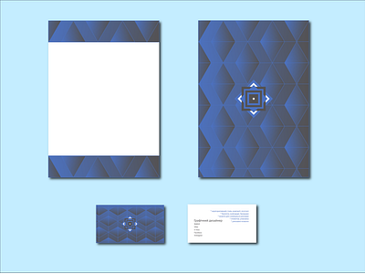 letterhead business card, logo