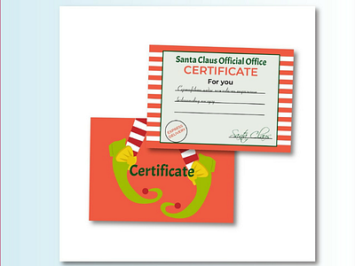 Сертификат certificate newyear