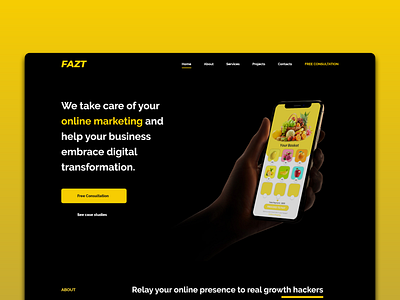 FAZT - Digital Marketing Agency - Web Design