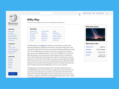 Wikipedia Page Redesign