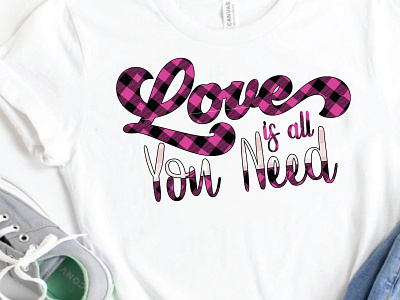 Loves is all You Need Sublimation Print Design For POD Business. art branding design graphic design illustration lettering logo ui ux vector