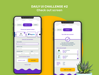 Daily UI Challenge #2 design graphic design ui