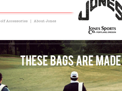 This Works New Pods homepage jones golf
