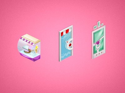 Items game icon isometric paint texture