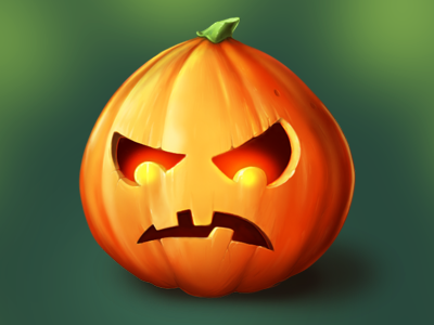Peter's pumpkin game icon paint pumpkin texture