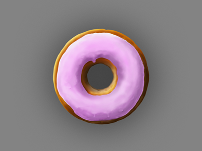 Donut game paint texture