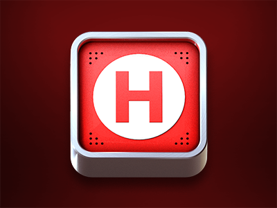 Icon for me gui icon ios noise red texture